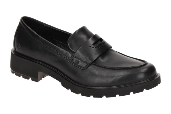 Ecco METROPOLE VIENNA 23133301001 schwarz - elegante Slipper f?r Damen