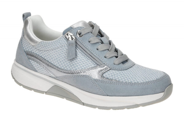 Gabor ROLLINGSOFT 66.877.66 hell-blau - bequeme Halbschuhe f?r Damen