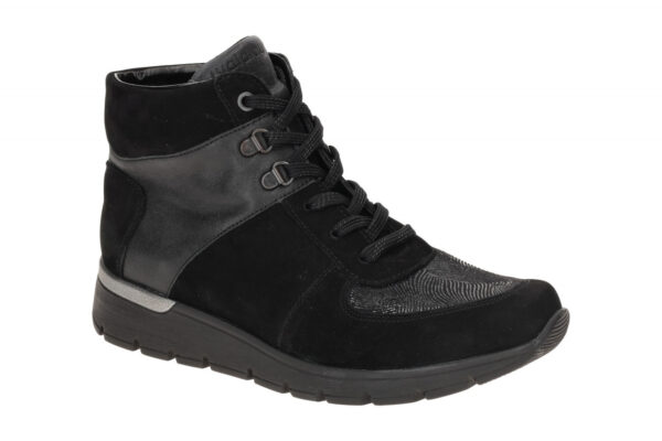 Waldl?ufer 626K82 304 001 schwarz - bequeme Stiefelette f?r Damen