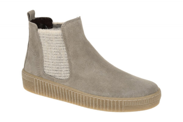 Gabor 73.731.12 grau - bequeme Stiefelette f?r Damen