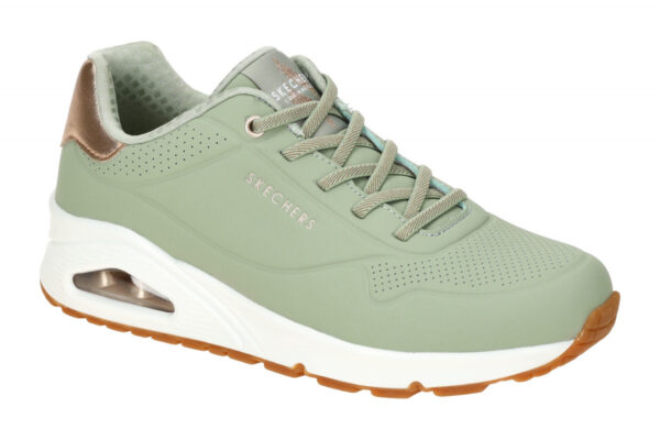 Skechers UNO 155196 SAGE gr?n - sportliche Halbschuhe f?r Damen