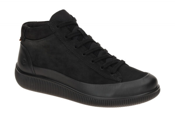 Ecco SOFT ZERO 22027351052 schwarz - bequeme Stiefelette f?r Damen