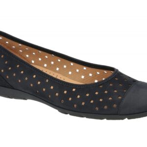 Gabor 64.169.16 dunkel-blau - Ballerina - Halbschuhe - Slipper f?r Damen