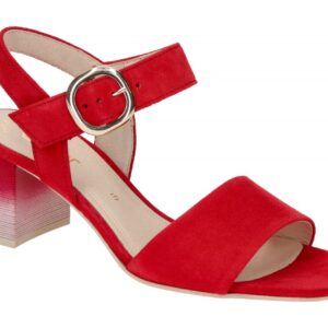 Gabor 41.700.15 rot - Riemchen Sandale f?r Damen