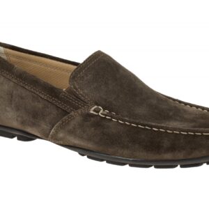 Geox Respira Moner Schuhe in dunkelbraun Slippers Kollektion