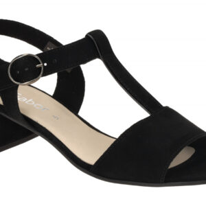 Gabor 61.773.17 schwarz - Riemchen Sandale f?r Damen