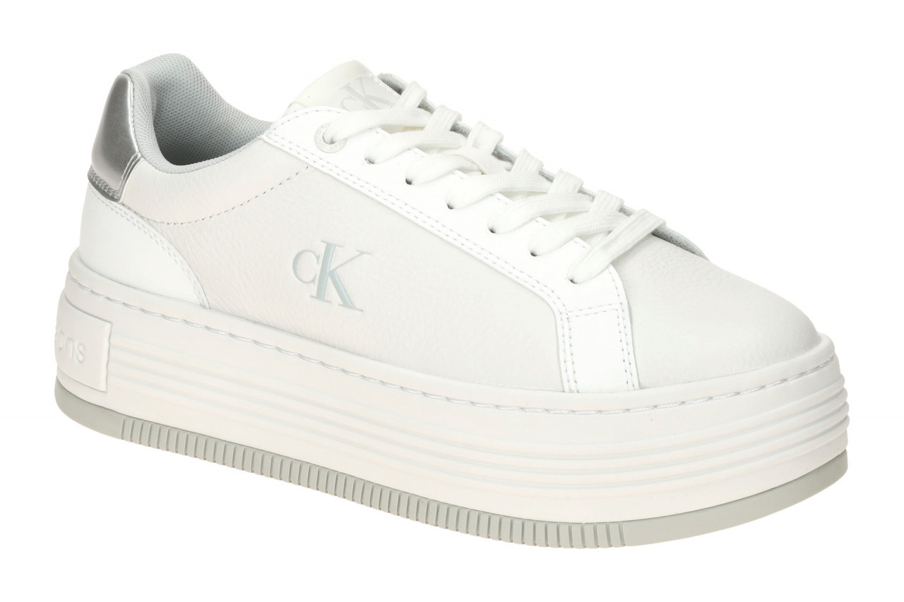 Calvin Klein BOLD FLATF LOW LACE YW01766 0LI wei? - sportliche Halbschuhe f?r... 1 Calvin Klein BOLD FLATF LOW LACE YW01766 0LI wei? - sportliche Halbschuhe f?r...