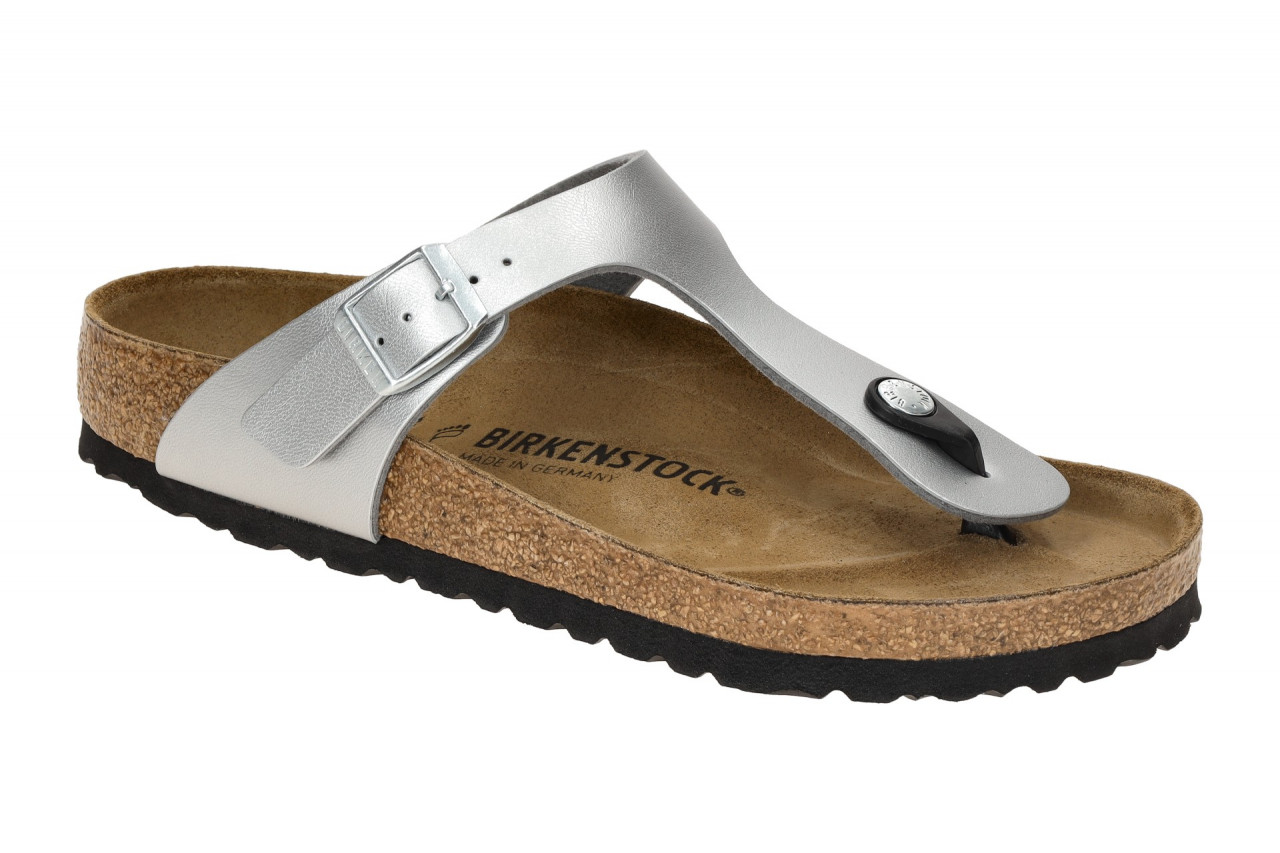 Birkenstock GIZEH BS 43851 silber - Pantoletten f?r Damen 1 Birkenstock GIZEH BS 43851 silber - Pantoletten f?r Damen