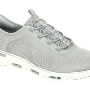 Skechers GLIDE STEP GRATIFY 104610 GRY hell-grau - sportliche Slipper f?r Damen