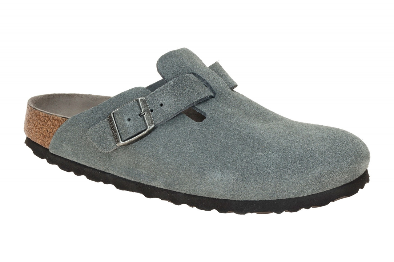 Birkenstock BOSTON BS 1030874 grau - bequeme Pantolette f?r Damen 1 Birkenstock BOSTON BS 1030874 grau - bequeme Pantolette f?r Damen