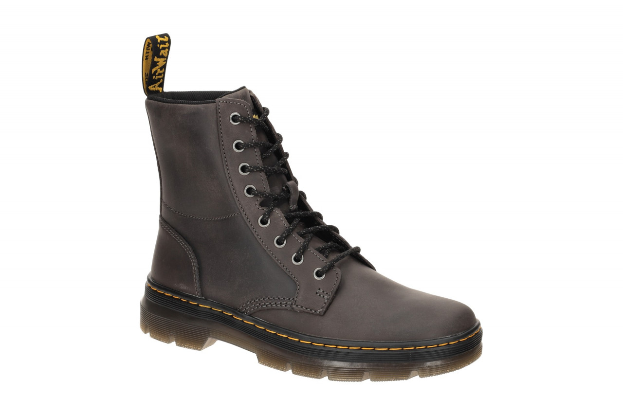 Dr. Martens COMBS LEATHER 40603020 dunkel-grau - UNISEX Damen- und Herrenschuhe 1 Dr. Martens COMBS LEATHER 40603020 dunkel-grau - UNISEX Damen- und Herrenschuhe