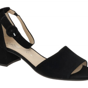 Gabor 62.902.47 schwarz - Riemchen Sandale f?r Damen