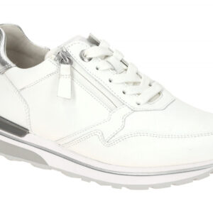 Gabor FLORENZ 66.347.51 wei? - sportliche Halbschuhe f?r Damen