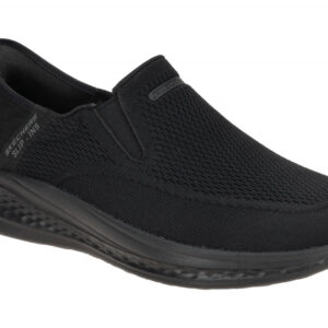 Skechers SLADE 210887 BBK schwarz - Slipper f?r Herren