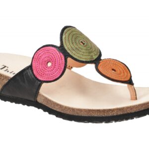 Think JULIA 3-000372-0010 schwarz - Pantoletten f?r Damen