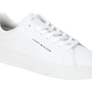 Tommy Hilfiger TH COURT LTH DETAIL ESS FM05367 PN6 wei? - Sneakers f?r Herren