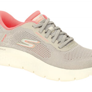 Skechers GO WALK FLEX 125503 TPPK taupe - bequeme Slipper f?r Damen