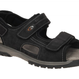 Waldl?ufer HARALD 372001 100 001 schwarz - bequeme Sandale f?r Herren