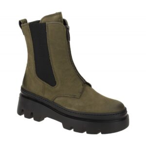 Paul Green 8030-02x dunkel-gr?n - bequeme Stiefelette f?r Damen