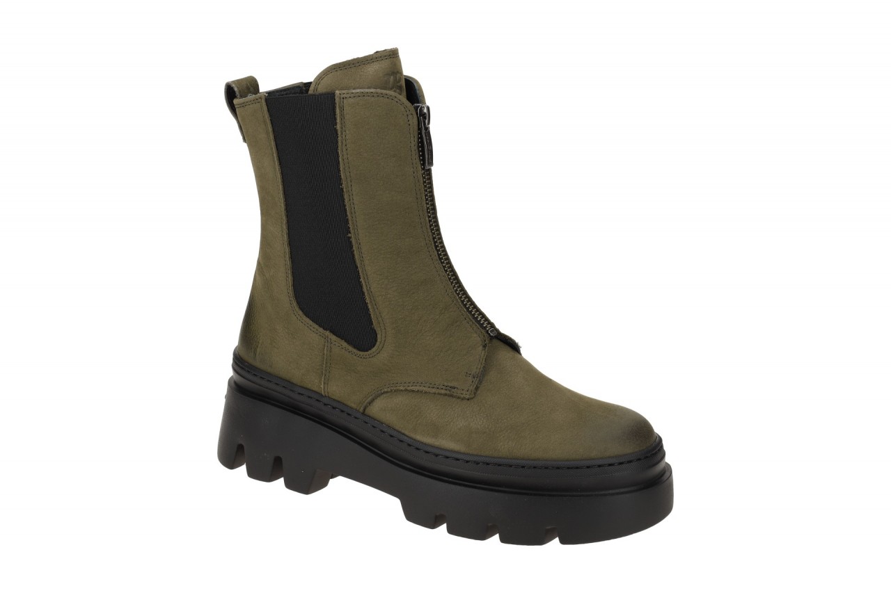 Paul Green 8030-02x dunkel-gr?n - bequeme Stiefelette f?r Damen 1 Paul Green 8030-02x dunkel-gr?n - bequeme Stiefelette f?r Damen