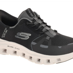 Skechers GLIDE STEP 150420 BKCC schwarz - sportliche Slipper f?r Damen
