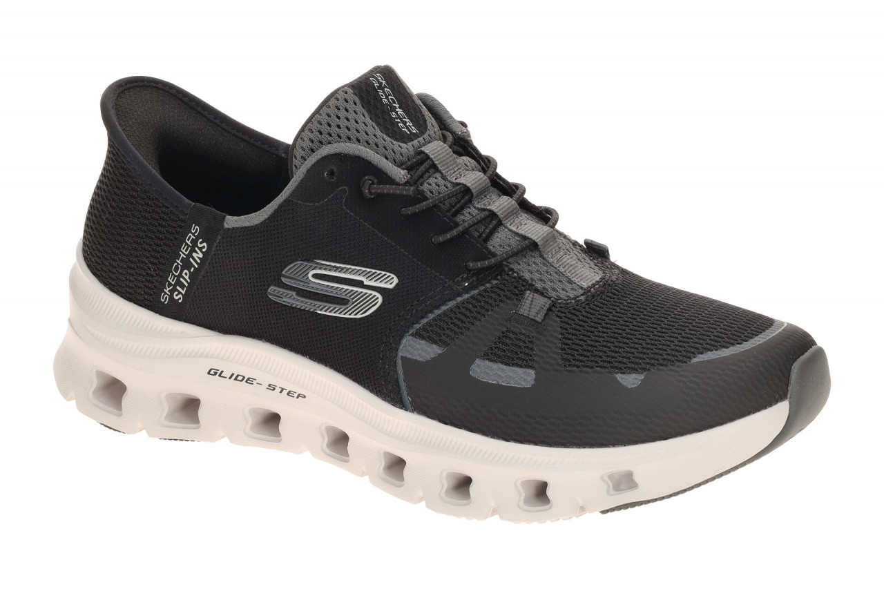 Skechers GLIDE STEP 150420 BKCC schwarz - sportliche Slipper f?r Damen 1 Skechers GLIDE STEP 150420 BKCC schwarz - sportliche Slipper f?r Damen