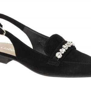 Gabor 61.531.17 schwarz - Sling Pumps f?r Damen