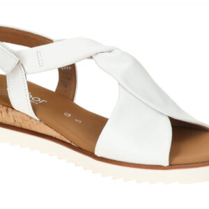 Gabor GENUA 62.751.50 wei? - Riemchen Sandale f?r Damen