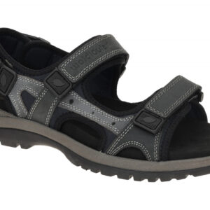 Waldl?ufer H 746001 101 021 dunkel-blau - bequeme Sandale f?r Herren