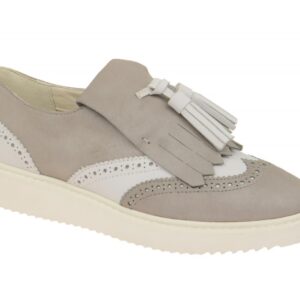 Geox Respira Thymar C Halbschuhe in hellgrau Loafers