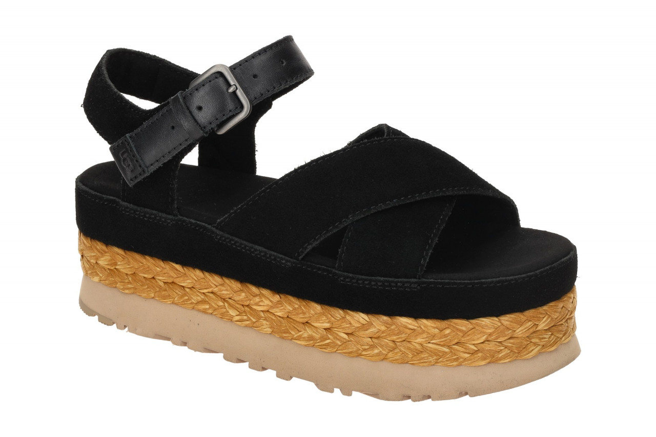 UGG AUBREY ANKLE STRAP 1167471 BLK schwarz - Riemchen Sandale f?r Damen 1 UGG AUBREY ANKLE STRAP 1167471 BLK schwarz - Riemchen Sandale f?r Damen