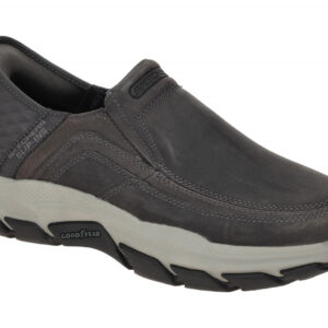 Skechers RESPECTED 204810 CHAR dunkel-grau - Slipper f?r Herren