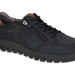 Waldl?ufer H 915008 301 479 dunkel-blau - bequeme Halbschuhe f?r Herren