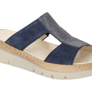 Gabor 63.721.16 blau - bequeme Pantolette f?r Damen