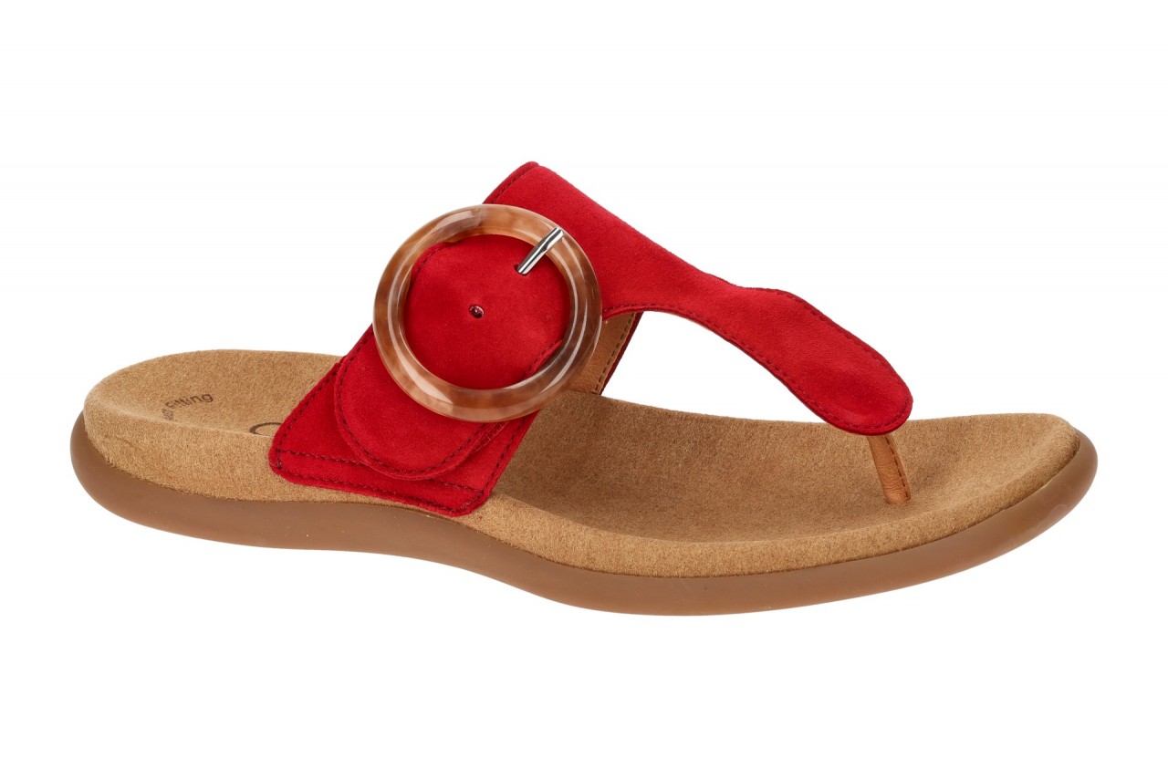 Gabor 63.701.15 rot - Pantoletten f?r Damen 1 Gabor 63.701.15 rot - Pantoletten f?r Damen