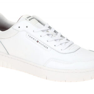 Tommy Hilfiger TH BASKET CORE LTH FM05466 YBS wei? - Sneakers f?r Herren
