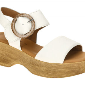 Gabor 64.520.20 wei? - Riemchen Sandale f?r Damen