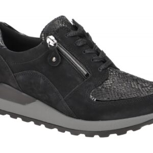 Waldl?ufer HIROKO H64007 307 001 schwarz - bequeme Halbschuhe f?r Damen