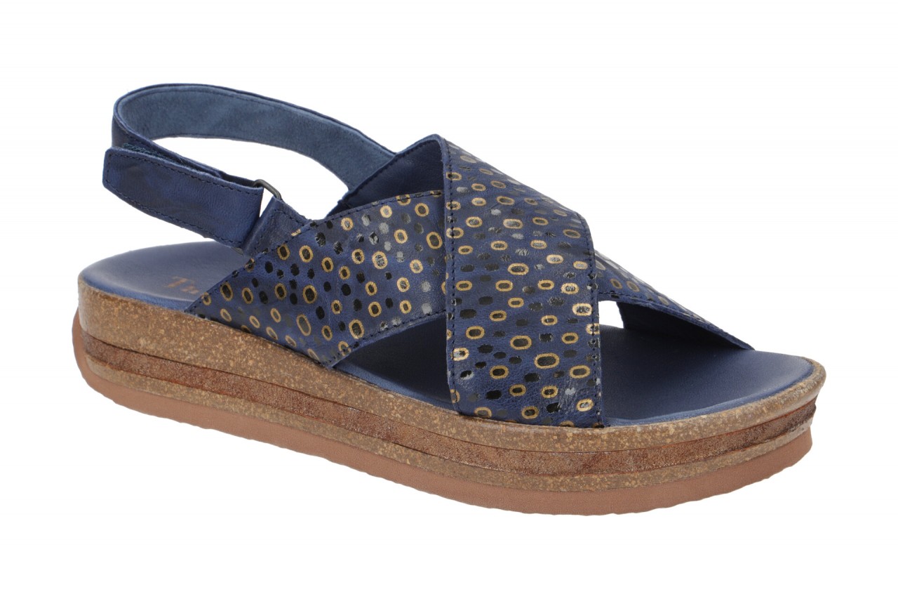 Think ZEGA 3-000206-8000 blau - Riemchen Sandale f?r Damen 1 Think ZEGA 3-000206-8000 blau - Riemchen Sandale f?r Damen