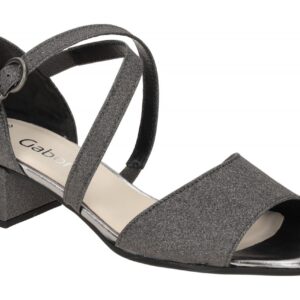 Gabor 41.760.69 dunkel-grau - Riemchen Sandale f?r Damen
