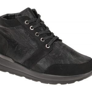 Waldl?ufer M 807801 200 001 schwarz - bequeme Stiefelette f?r Damen