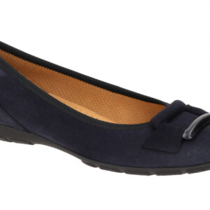 Gabor 74.166.16 dunkel-blau - Ballerina - Halbschuhe - Slipper f?r Damen