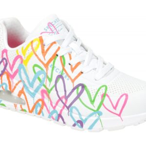 Skechers UNO 177981 WMLT wei? - sportliche Halbschuhe f?r Damen