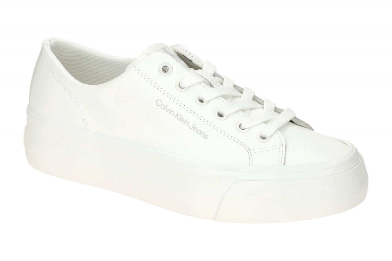 Calvin Klein VULC FLATFORM LOW YW01771 0K4 wei? - sportliche Halbschuhe f?r D... 1 Calvin Klein VULC FLATFORM LOW YW01771 0K4 wei? - sportliche Halbschuhe f?r D...