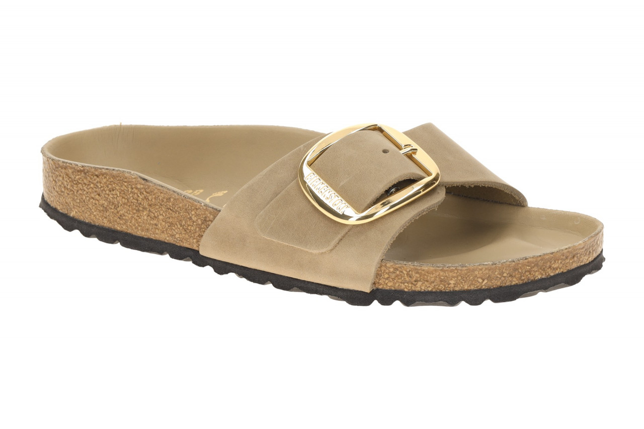 Birkenstock MADRID BIG BUCKLE 1030467 hell-braun - Pantolette f?r Damen 1 Birkenstock MADRID BIG BUCKLE 1030467 hell-braun - Pantolette f?r Damen