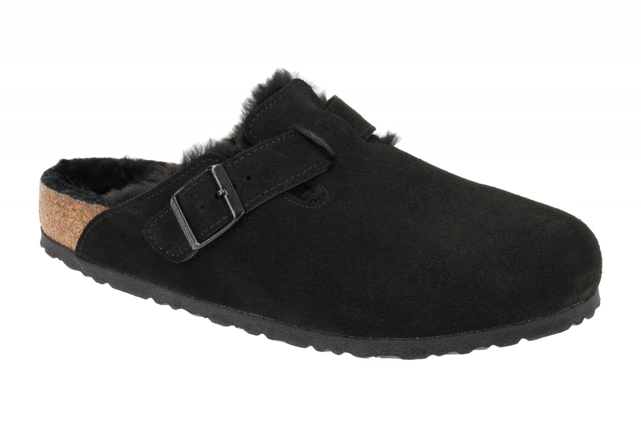 Birkenstock BOSTON VL SHEARLING 259881 schwarz - UNISEX Damen- und Herrenschuhe 1 Birkenstock BOSTON VL SHEARLING 259881 schwarz - UNISEX Damen- und Herrenschuhe