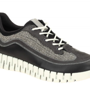 Ecco GRUUV 52529461399 schwarz - bequeme Halbschuhe f?r Herren