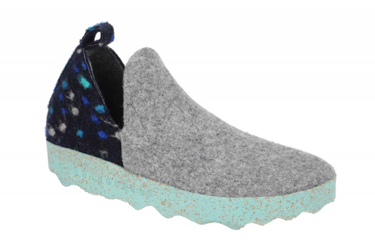 Asportuguesas CITY L P018086006 grau - bequeme Slipper f?r Damen 1 Asportuguesas CITY L P018086006 grau - bequeme Slipper f?r Damen