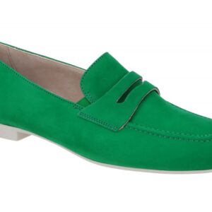 Paul Green 2954-07x gr?n - elegante Slipper f?r Damen