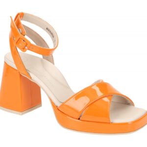 Paul Green 6027-00x orange - Riemchen Sandale f?r Damen